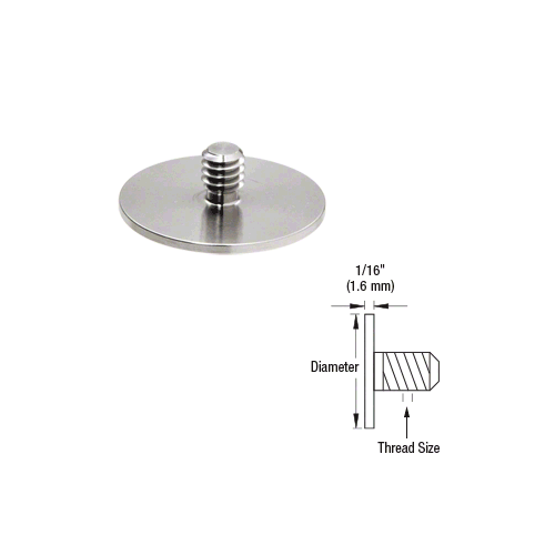 CRL UV114ADP 1-1/4" UV Standoff Adaptor Plate