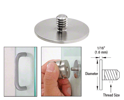 CRL UV114ADP 1-1/4" UV Standoff Adaptor Plate