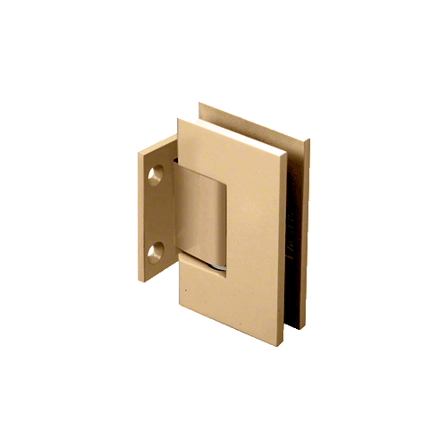 CRL V1E074ABC0 Antique Brushed Copper Vienna 074 Series Short Back Plate Wall Mount Hinge