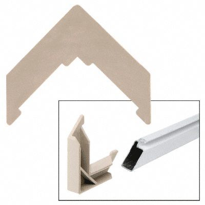 CRL WSPC107 7/16" Plastic Miter Cut Screen Frame Corners