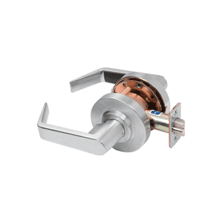 CRL D15PASSBN Brushed Nickel Passage Standard Grade 2 Lever Lockset