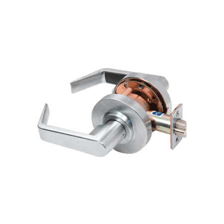 CRL D15PASS Brushed Chrome Passage Standard Grade 2 Lever Lockset