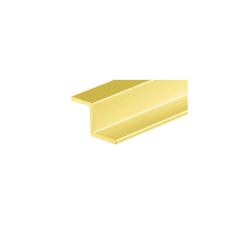 Brixwell D1626A-CCP36-XCP10 Satin Anodized Z-Bar Aluminum Channel  36" Stock Length - pack of 10