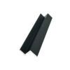 Brixwell D1626A-CCP36-XCP10 Satin Anodized Z-Bar Aluminum Channel  36" Stock Length - pack of 10