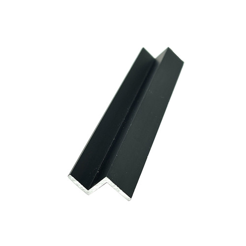 Brixwell D1626A-CCP36-XCP10 Satin Anodized Z-Bar Aluminum Channel  36" Stock Length - pack of 10