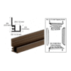 CRL D1637M Mill Mirror Mount Frame Cleat 144" Stock Length