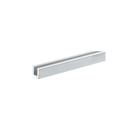 Brixwell D3031A-CCP72-XCP2 Satin Anodized Aluminum Snap-In Extrusion  72" Stock Length - pack of 2