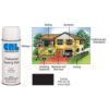 CRL RAL7032 Pebble Gray Powdercoat Professional Touch-Up Paint