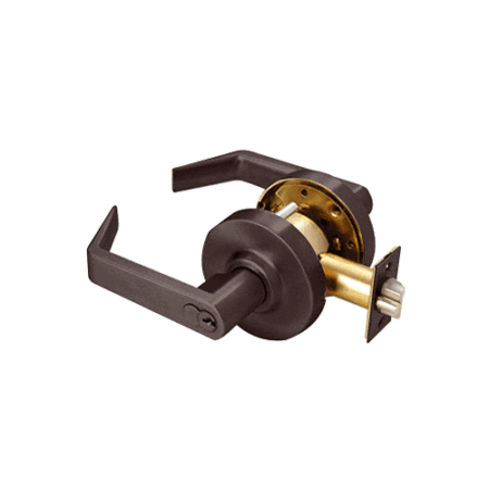 CRL D52ENT0RB Oil Rubbed Bronze Heavy-Duty Grade 1 Lever Locksets Entrance - 7-Pin SFIC