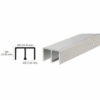 Brixwell D618DU-CCP95-XCP50 Duranodic Bronze Aluminum Upper Track for 1/4" Sliding Panels  95" Stock Length - pack of 50