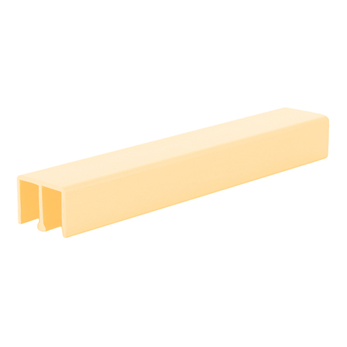 Brixwell D618DU-CCP95-XCP50 Duranodic Bronze Aluminum Upper Track for 1/4" Sliding Panels  95" Stock Length - pack of 50