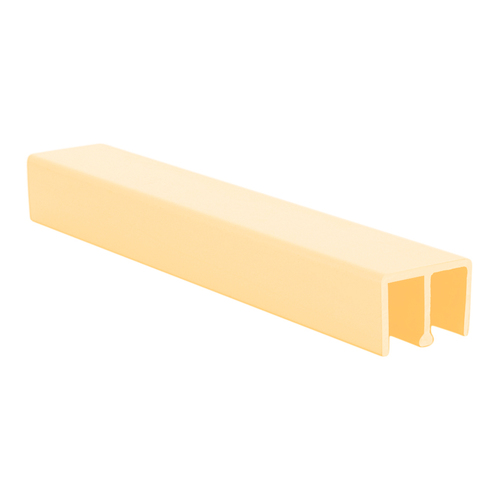 Brixwell D618DU-CCP95-XCP50 Duranodic Bronze Aluminum Upper Track for 1/4" Sliding Panels  95" Stock Length - pack of 50