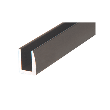 Brixwell D622DU-CCP18 Dark Bronze 1/4" Single Channel with 5/8" High Wall  18" Stock Length