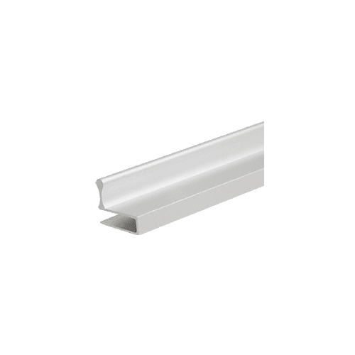 CRL D644A Satin Anodized Aluminum Glass Door Edge Pull Extrusion 144" Stock Length