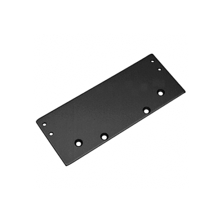 CRL DC54DPBLK Black Wide Drop Plate for DC50 and PR80 Series