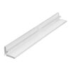 Brixwell DK98L-XCP25 Replacement Clear Plastic L-Shaped Vinyl - 95" Stock Length - pack of 25