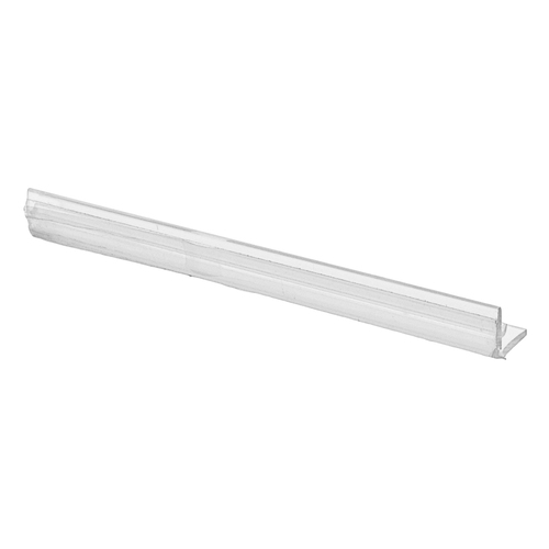 Brixwell DK98L-XCP25 Replacement Clear Plastic L-Shaped Vinyl - 95" Stock Length - pack of 25