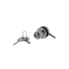 CRL 0910CHKA Chrome Keyed Alike Thru-Glass Plunger Lock