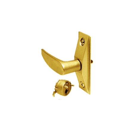 CRL DL2150RHBR Brass Right Hand Lever Handle