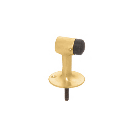 CRL DL2522PB Polished Brass Floor Mounted Heavy-Duty Door Stop