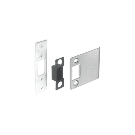 CRL DL4545 Brushed Stainless Deadlatch Strike Set for 4-1/2" Wide Jamb