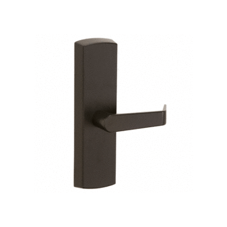 CRL DL51ESCPADU Escutcheon Lever Trim Passage Non-Handed Dark Bronze Finish Non-Keyed