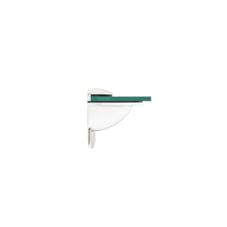 CRL DL661W White Heavy-Duty Adjustable Shelf Bracket