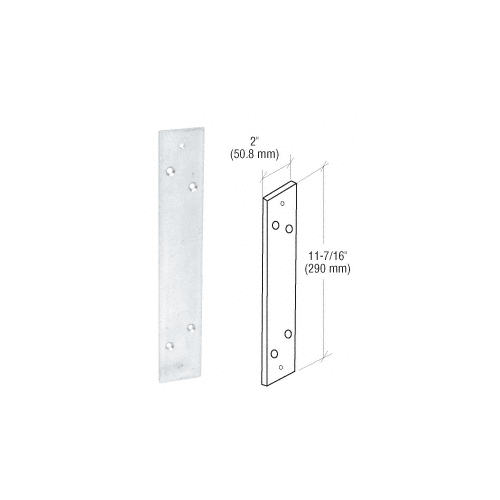 CRL DL916A Satin Anodized Mounting Plate for the DL915 Pull Handle