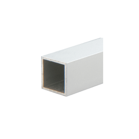 Brixwell DV3404A-CCP36-XCP4 Satin Anodized 1" Square Tube Extrusion  36" Stock Length - pack of 4