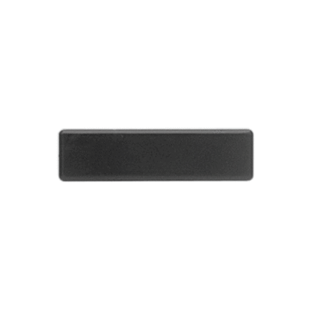 CRL EH120 Black European Style Glass Door Hinge Arm Cover Plate