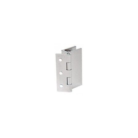 CRL EH169 Brushed Nickel Large Wall Mount Set Screw Hinge - pack of 2