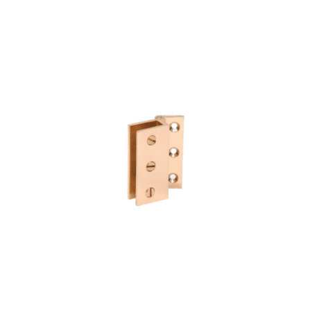 CRL EH170 Brass Large Wall Mount Set Screw Hinge - pack of 2