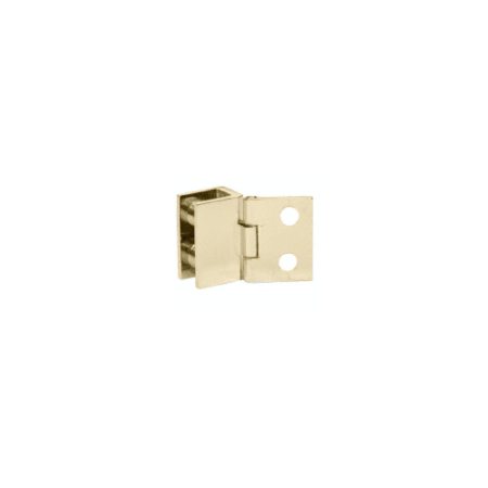 CRL EH174 Brass 1" Wall Mount Set Screw Hinge - pack of 2