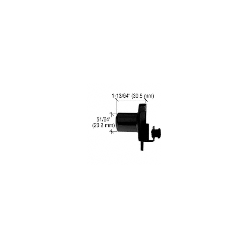 CRL EH212 Chrome Double Glass Door Lock - Randomly Keyed