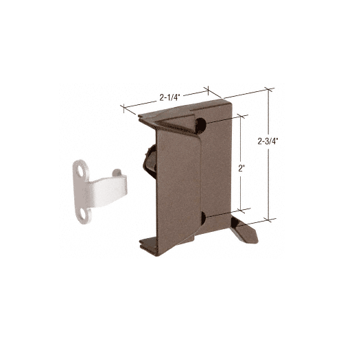 CRL EP24004 Gold Window Sash Lock with 2" Screw Holes