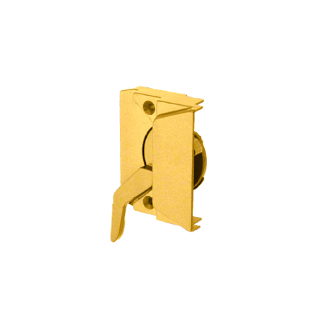 CRL EP24006 Gold Right Hand Casement Window Lock with 2-3/8" Screw Holes