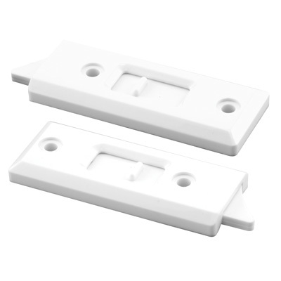 CRL F2722 White Tilt Latch with 2-1/16" Screw Holes