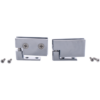 CRL FA50SC Satin Chrome Surface Mount Cabinet Pivot Hinges - pack of 2