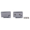 CRL FA50SC Satin Chrome Surface Mount Cabinet Pivot Hinges - pack of 2