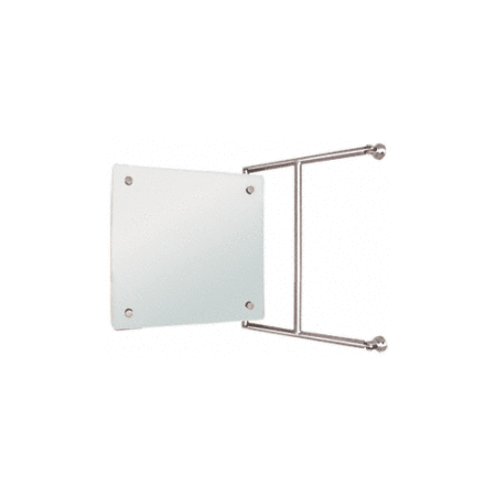 CRL FPM1515CH Chrome 15" x 15" Frameless Pivot Mirror