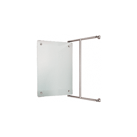 CRL FPM1523CH Chrome 15" x 23" Frameless Pivot Mirror