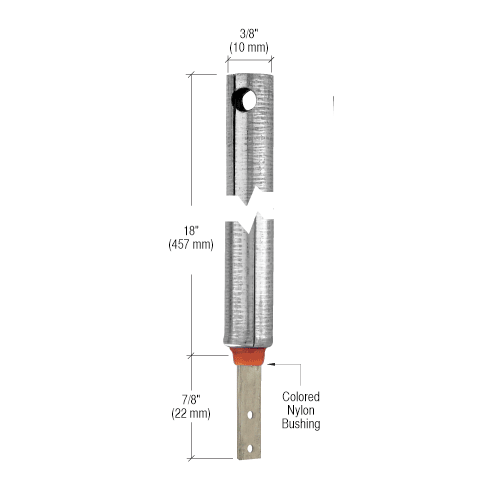 CRL FR3020 3/8" 3020 Non-Tilt Spiral Balance With FS340 Clip Attached