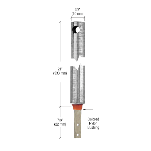 CRL FR1923 3/8" 1920 Non-Tilt Spiral Balance With FS343 Clip Attached