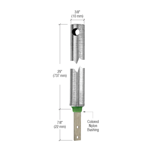 CRL FR3942 3/8" 3940 Non-Tilt Spiral Balance With FS342 Clip Attached