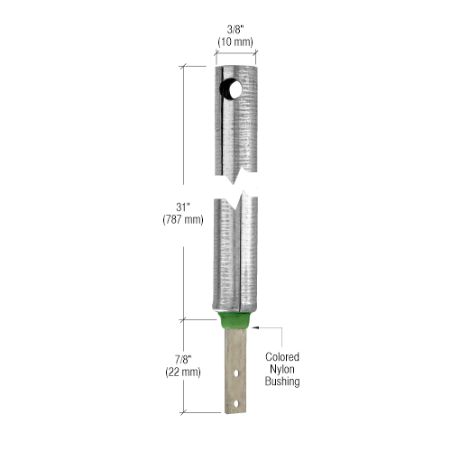 CRL FR2943 3/8" 2940 Non-Tilt Spiral Balance With FS343 Clip Attached