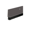 Brixwell FS77A-CCP4 Satin Anodized Finned Door Sweep -  4 inch Sample