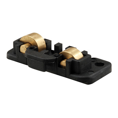 CRL G3132 Sliding Window Roller with Dual 3/8" Brass Wheels