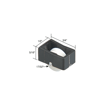 CRL G3064 17/32" Nylon Sliding Window Roller for Window Master Windows