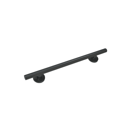 CRL GBA18MBL Matte Black Straight 18" Round Grab Bar