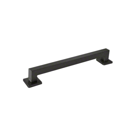 CRL GBE18MBL Matte Black Mitered 18" Square Grab Bar